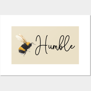 Cute Bee Humble Posters and Art